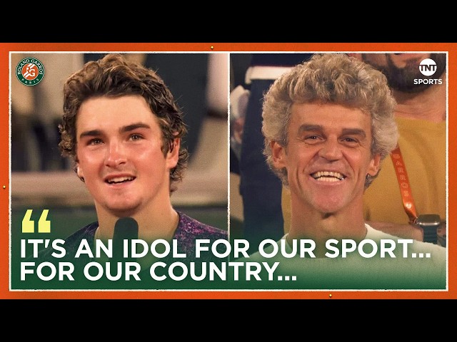 João Fonseca Shows Love to Guga Kuerten 🇧🇷🔥