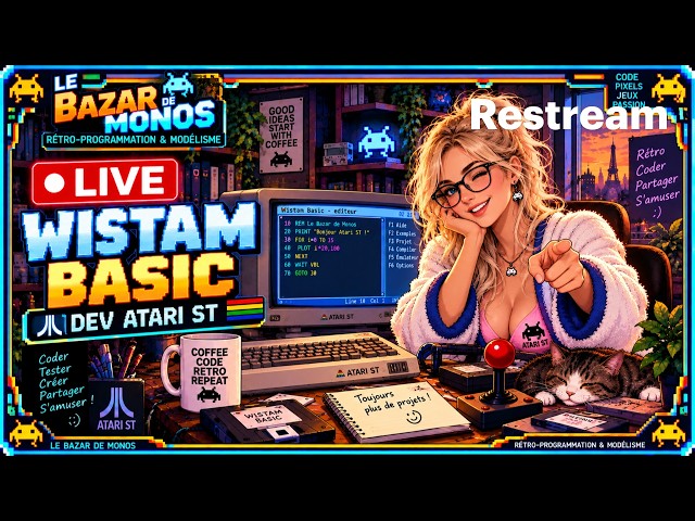 Live Programming Wistam Basic (Atari ST)