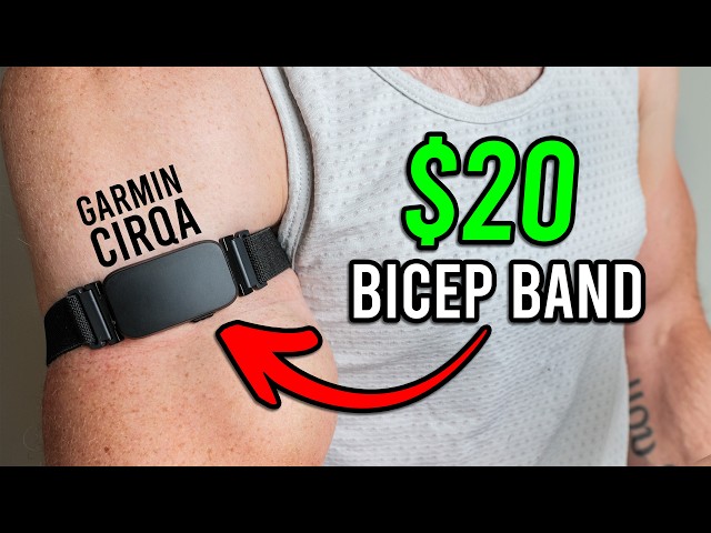 DIY Garmin CIRQA Bicep Band Hack: Cheap, Fast, & Easy!