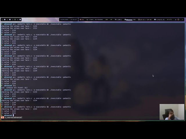 Learning C: Advanced Pointers, Stack Data Structure