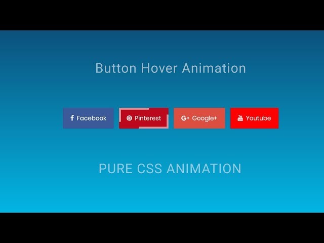 CSS button hover animation | Creative button Animation Effects