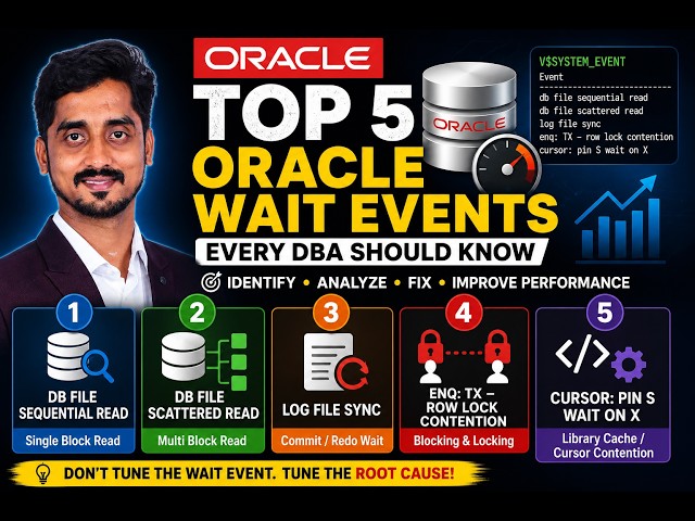 Master Oracle Database Performance: Top 5 Wait Events Explained
