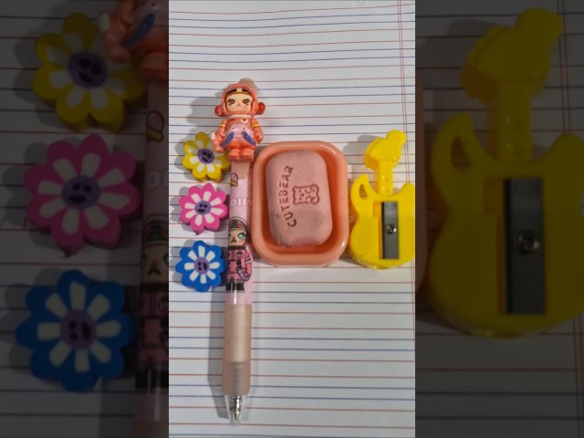 MY NEW ERASERS SHARPENER #meherthecutepie #kidsplaying #eraser