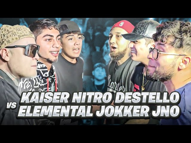KAISER NITRO DESTELLO VS JNO ELEMENTAL JOKKER 🤯 | BENEFIT BATTLES FOR FIRES IN CHILE 🇨🇱