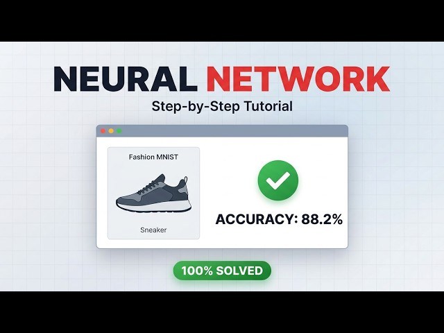 How to Train Your First Neural Network in PyTorch (2026) — Beginner Guide