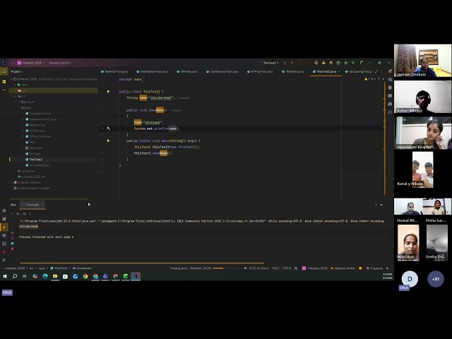 Internship Session 5 | Java This Keyword & Super Keyword