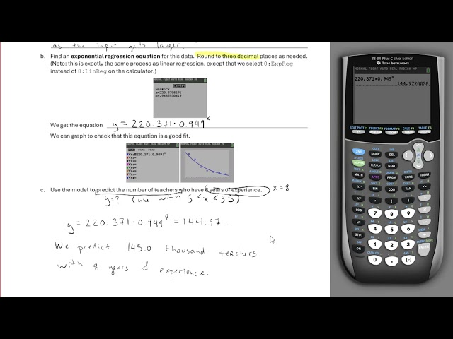 LG 10.5 - Exponential Regression Model