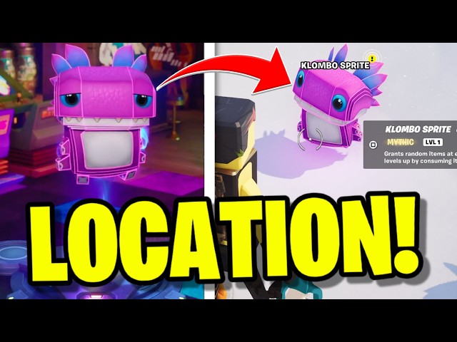 HOW TO GET THE KLOMBO SPRITE IN FORTNITE!