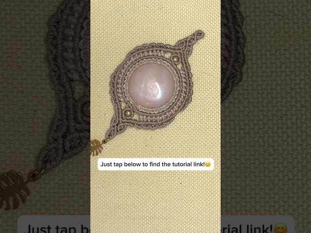 Unique Macrame Necklace Tutorial