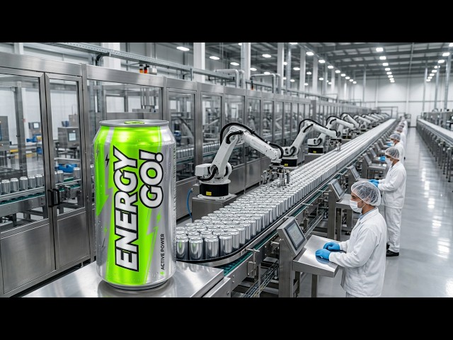Inside the Fast-Paced World of Energy Drink Manufacturing