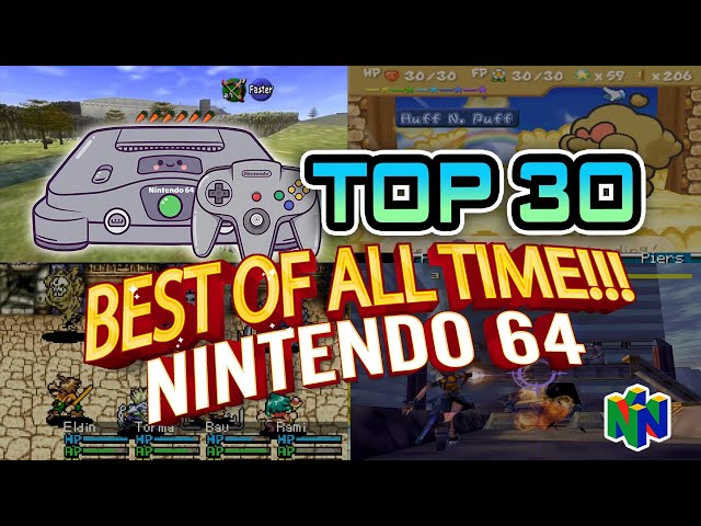 The 30 Best N64 Games Of All Time! - Nintendo 64