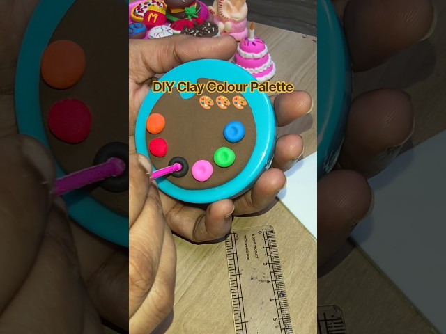 DIY Clay Colour Palette 🎨🎨 #clay #clayart #claycraft #shortsfeed #diy #shorts #shortsfeed #short