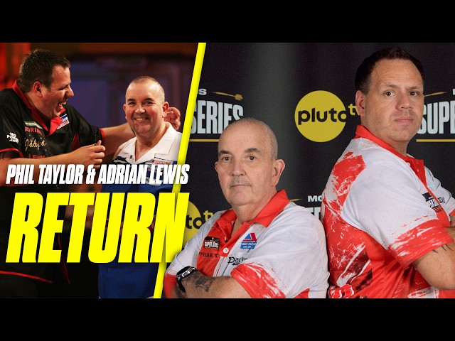 PHIL TAYLOR RETURNS TO DARTS!!!!🐐🎯 | Full Interview With Phil Taylor & Adrian Lewis