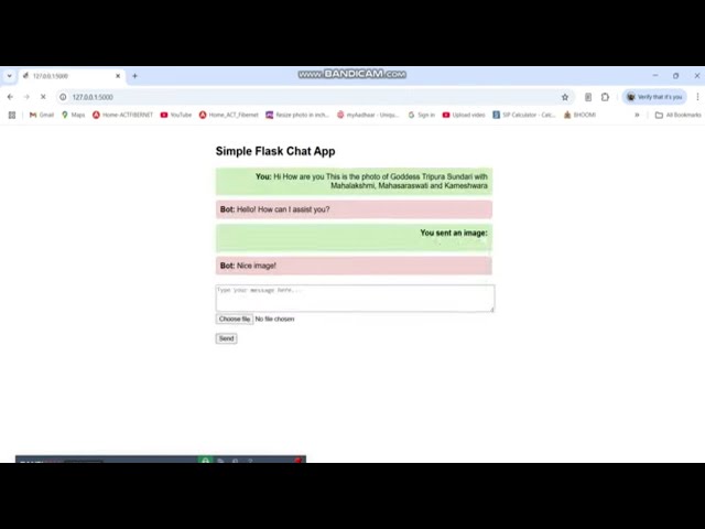 Build a Simple Flask Chat App with Image Upload | Python Web Development Tutorial