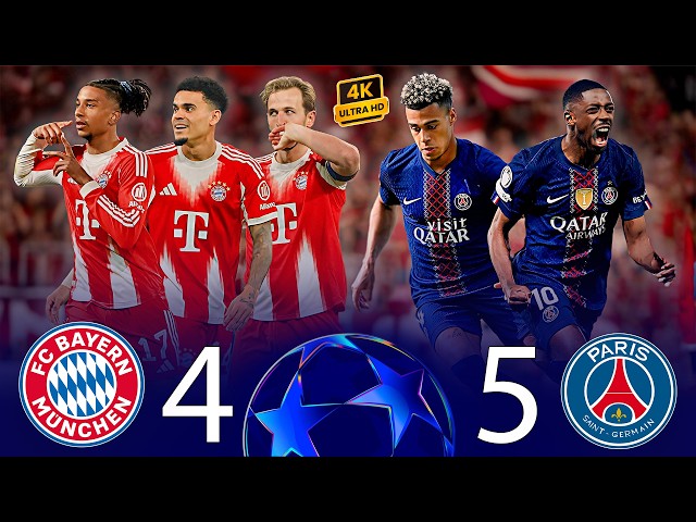9 goals in a crazy match! Bayern Munich vs Paris Saint-Germain 5-4 🔥 | UEFA Champions League 2026