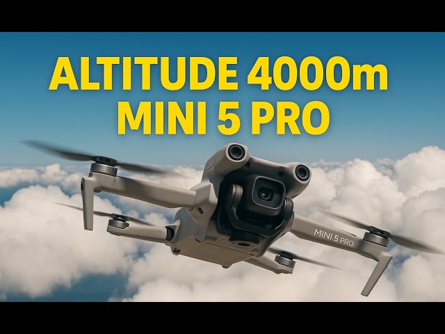 DJI Mini 5 Pro | 4km Altitude Flight Test 🚀