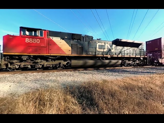 CN 8880 North - an EMD SD70M-2 in 360 - on 11-19-2017