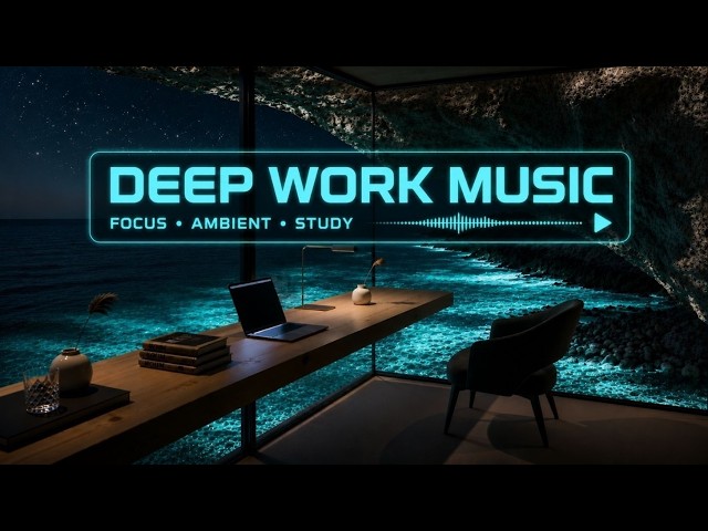 Deep Work Music | Ambient Concentration Beats for High Productivity and Intense Study Focus