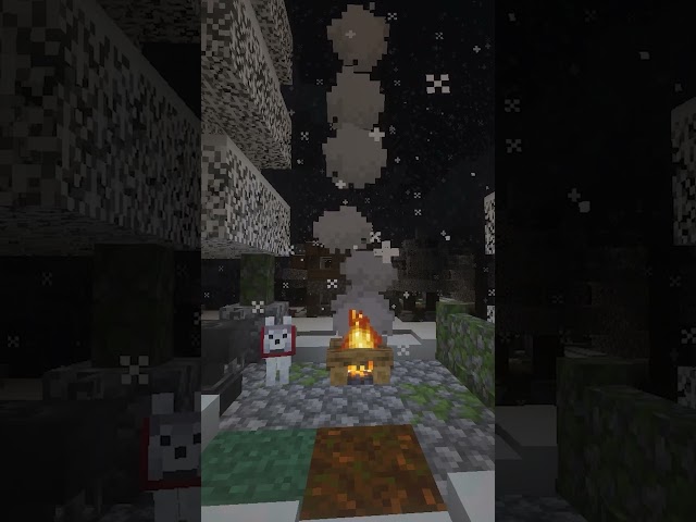 Campfire Sounds for Sleeping 🔥😴 #sleepsounds #campfire #minecraftshorts #shorts