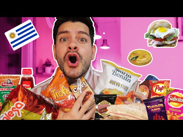 BUSCANDO LA COMIDA MÁS RARA EN URUGUAY y LA PROBAMOS !!!