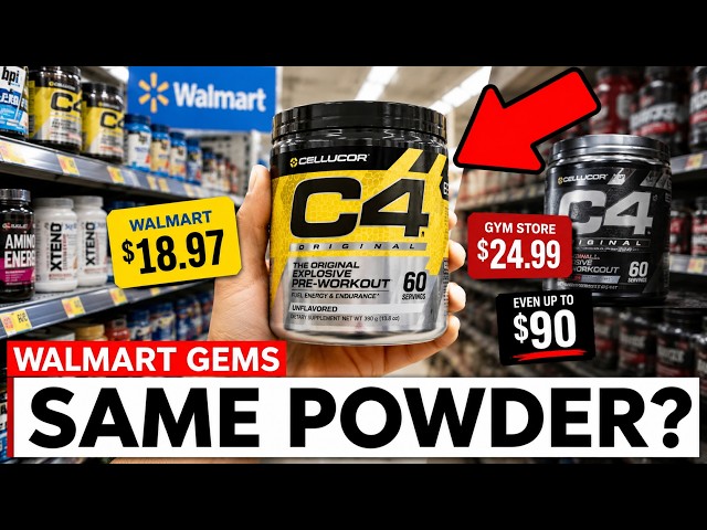 6 Walmart Supplement Brands SECRETLY Better Than $90 Gym Store Brands