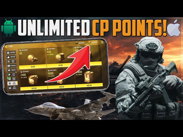 COD Mobile Hack/Mod Apk - Unlimited CP Points in Call of Duty Mobile - Free CP Points (iOS Android)
