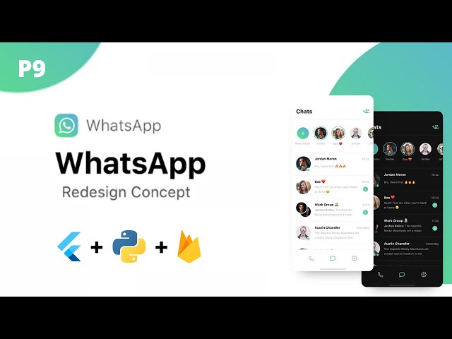 Whatsapp Clone for Android & IOS using Flutter & Python - Part 9 (Complete Tutorial)