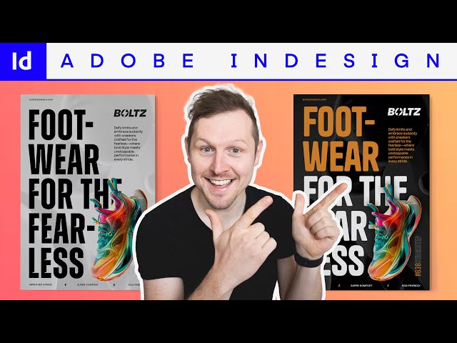 Create a Bold TYPOGRAPHIC Poster   |  Design Tutorial  |  Adobe InDesign