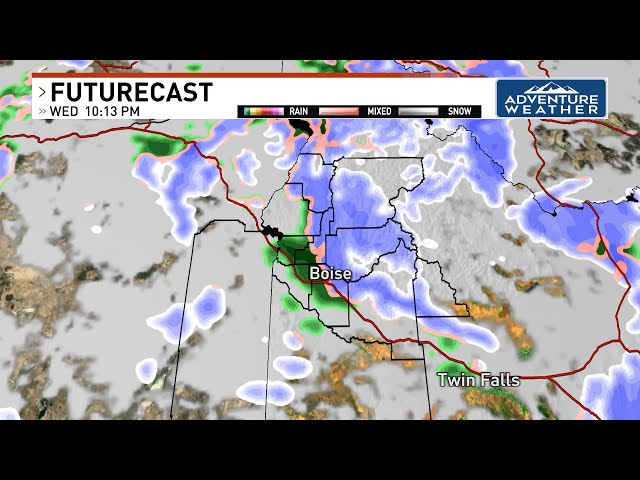 Cold front moving through 🌧️❄️⛈️