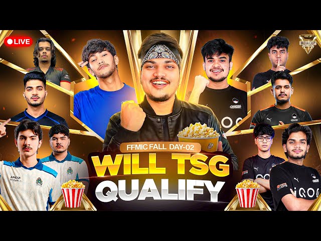 FREE FIRE LIVE 🔴 FFMIC TSG VS ELITE VS S8UL WILL THEY QUALIFY - TSG RITIK
