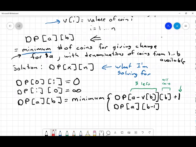 Coin Change - Dynamic Programming Example 2
