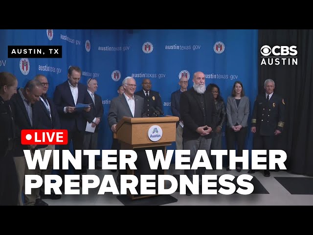 WATCH LIVE: Austin city officials urge residents to prepare ahead of winter weather