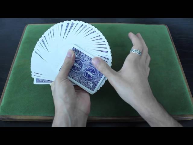 Card Tricks - Thumb Fan Tutorial with One Handed Closure [HD]