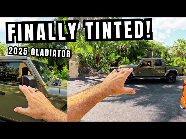 Window Tint for the 2025 Jeep Gladiator