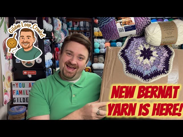 NEW Bernat Harmony Yarn with the perfect matching yarn. Color-Combo Swatches Included!