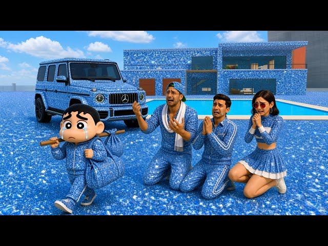 Jack and Shinchan Found a Blue Diamond House 💥 - INDIAN THEFT AUTO SIMULATOR