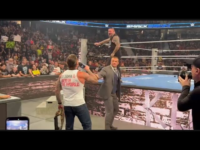 CM Punk confronts Kevin Owens Off Air During WWE Smackdown Taping!