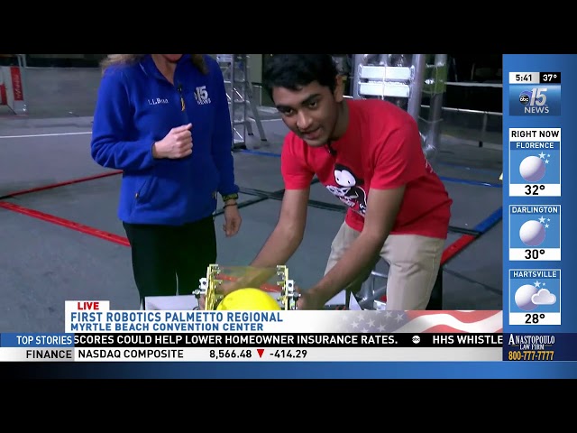 Amanda Live at Palmetto Regional FIRST Robotics Competition