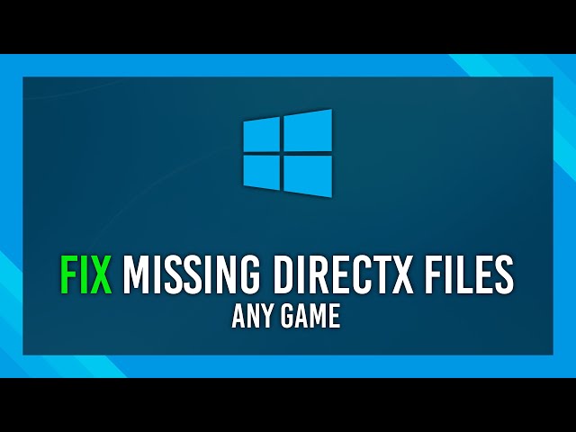 Fix ANY Missing DirectX File | ANY GAME | Last tutorial you'll need