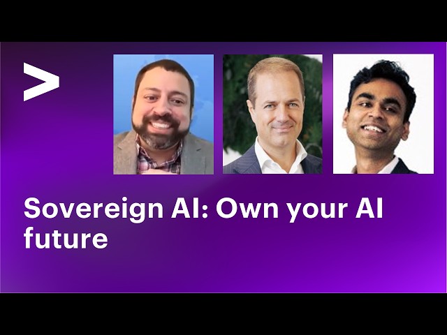 Sovereign AI: Own your AI future | Accenture