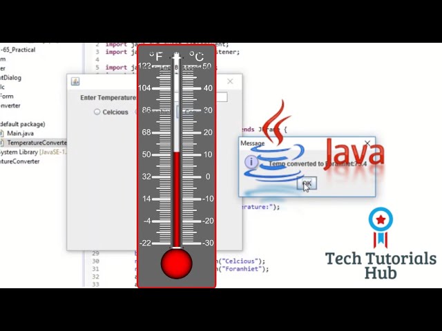 Temperature Converter using JAVA