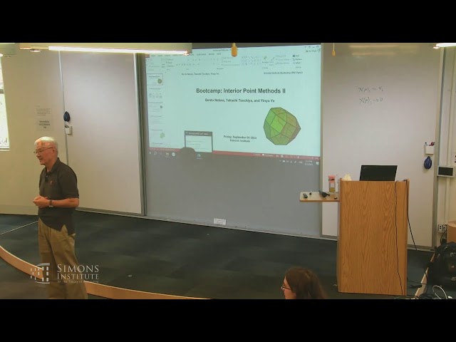 Optimization: Interior Point Methods Part 1