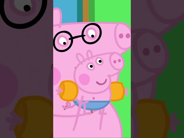 Swimming 🏊‍♂️💦 #shorts #peppapig