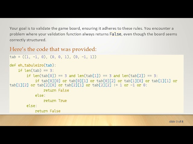 Solving Python Tuple Validation: The Case of Tic Tac Toe