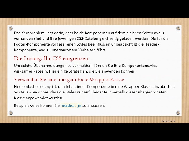 Verstehen, warum Ihr CSS in Gatsby global angewendet wird
