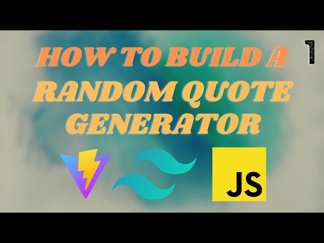 How to build a Random Quote Generator | Part 1 - The Design