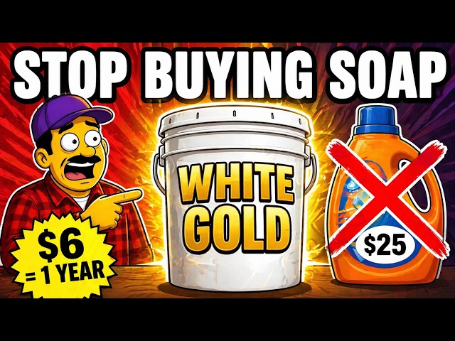 Stop Buying Laundry Detergent — This $0 Recipe Lasts a Year!