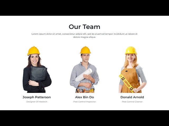 Worker Team with HTML CSS | HTML CSS Worker Team @raselcoder