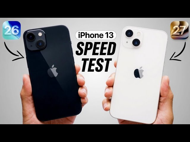 iOS 26 vs iOS 27 - iPhone 13