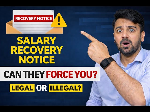 Salary Recovery Notice ⚠️ Can Company Force You to Pay Back? (Truth Revealed)- Recovery amount